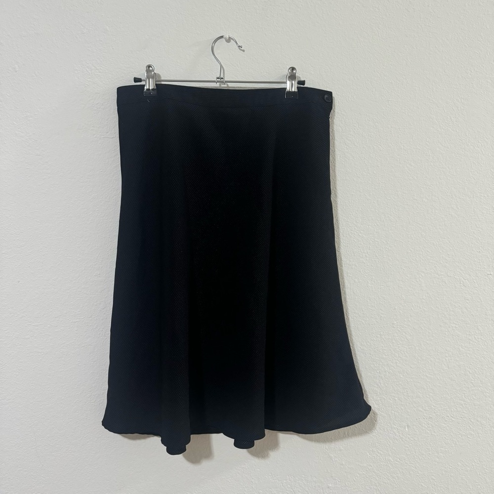 Black & White Side Zip Skirt - Picture 5 of 10
